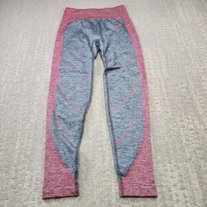 Gymshark Leggings Women Medium Hyper Amplify High Rise Gray Gym Training
